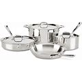 All-Clad D3 Stainless-Steel 7-Pc Cookware Set With All-Clad 6-Pc Utensil Set