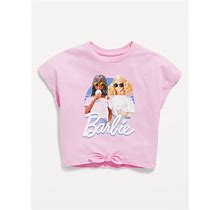 Old Navy Barbie™ Graphic Tie-Knot T-Shirt For Toddler Girls