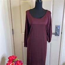 H&M+ Dresses | H&M+ Sexy Long Sleeves Dress | Color: Purple/Black | Size: 3X