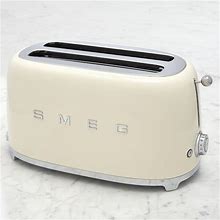 SMEG 4-Slice Toaster, Cream | Williams Sonoma