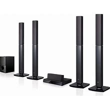 LG LHD657 Bluetooth Multi Region Free 5.1-Channel Home Theater Speaker System W/ Free HDMI Cable, 110-240 Volt