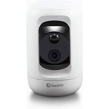Swann Pan & Tilt Indoor 1080P Full HD Wi-Fi Home Security Camera With 2-Way Talk, Remote Camera Movement, Siren, Heat And Motion Triggered Mobile