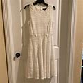 Sharagano Dresses | 2 For $12 Womens White Knit Dress | Color: White | Size: 8