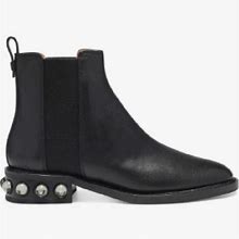 Louise Et Cie Venda Embellished Heel Chelsea Boot Black Size 8.5 m