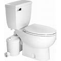 Saniflo Sanibest Pro Round Combo (Sanibest Pro Grinder + Round Bowl + Toilet Tank + Seat): White