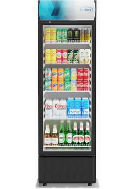 Koolmore MDR-9CP Display-Refrigerator, 9 Cu.Ft. Single Swing Door, Black