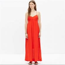 Madewell Dresses | Madewell Maxi | Color: Red | Size: 6
