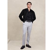 Men's Slim Dress Shirt Black Tall Size L