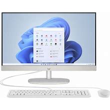 HP 24-Cr0036 All-In-One Desktop PC, 23.8" Touch Screen, AMD Ryzen 5, 8GB Memory, 256GB Solid State Drive, Windows 11 Home