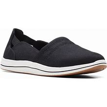 Clarks Breeze Step Ii Slip-On Shoes - Black - Size 10