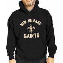 Team Fan Apparel NFL Adult Gameday Hooded Sweatshirt - Poly Fleece Cotton Blend - Stay Warm And Represent Your Team In Style