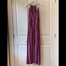 Gap Dresses | Gap Strappy Maxi Dress W/ Pockets New Xs | Color: Purple | Size: Xs