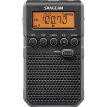 Sangean Portable Pocket Size Digital Am/Fm Radio With 7 Noaa Weather Channels & Built-In Speaker And Kubicle Wire Bundle
