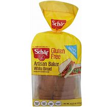 2 Loaves Packs Schar Gluten-Free Artisan Baker White Bread 14.1 Ounce