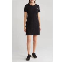 Calvin Klein Logo T-Shirt Dress - Black - Mini Dresses Size Small