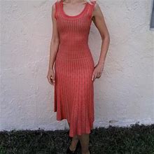 Nic+Zoe Dresses | Ellegant Jersey Dress, Sice M | Color: Brown/Orange | Size: M
