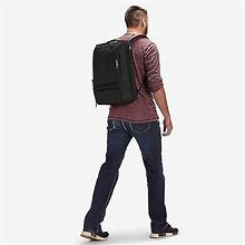 Ebags Pro Slim Laptop Backpack 17 Inch | Mens Backpack For Work (Solid Black)