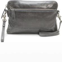 Frye Melissa Wallet Crossbody Bag, Carbon, Women's, Handbags & Purses Crossbody Bags & Camera Bags