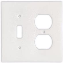 Thassos White Marble Toggle Duplex Switch Wall Plate / Switch Plate / Cover - Polished