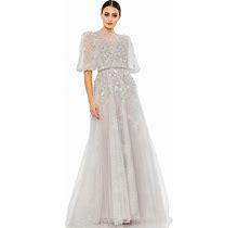 Mac Duggal 20445 - Puff Sleeve Lace Mother Of The Groom Gown
