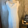 Eileen Fisher Dresses | Eileen Fisher White Tank Dress. Size Large | Color: White | Size: L