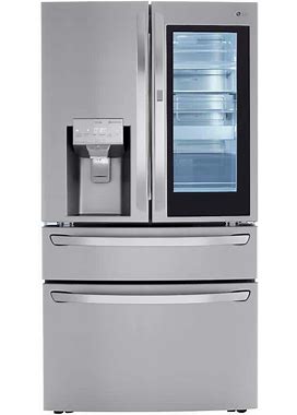 30 Cu. Ft. French Door Refrigerator, Instaview, Full-Convert Drawer, Craft Ice In Printproof Stainless Steel
