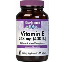 Bluebonnet Vitamin E 268 Mg (400 IU) Mixed 100 Softgels