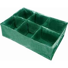 Pots, Planters & Container Accessories 6 Divided Raised Garden Planting Bed-Divided Grids Large Gardening Bag, Rectangle Breathable Plant Container,Grow Bag Planter Pot Box For Herb Flower Vegetable
