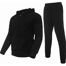 Yueyanghe Men's Tracksuits Long Sleeve Sweatsuit 2 Piece Hoodie Outdoor Jogging Sweat Suit Sweatsuits For Men