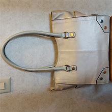Tignanello Bags | Tignanello Bag | Color: Gray/Silver | Size: H 10" X L 12" X D 3.5" Strap Drop 10"