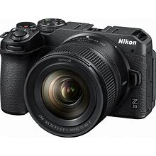 Nikon - Z 30 4K Mirrorless Camera W/ NIKKOR Z DX 12-28mm F/3.5-5.6 PZ VR Lens - Black