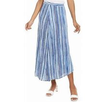 Tommy Bahama Divine Lines Maxi Skirt, White/Blue, 6