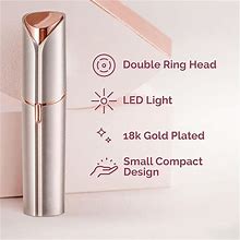 Facial Hair Remover For Women, Painless Hair Removal Device Portable Womens Facial Hair Remover For Face, Rose Gold