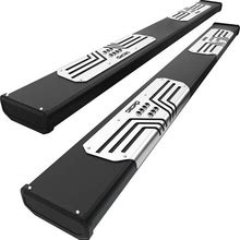 OEDRO For 05-23 Toyota Tacoma Double Cab Side Step Nerf Bars 6.5" Running Boards