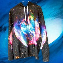 Newcosplay Colorful Unisex 3D Printed Hoodie Hyperspace All Over Print