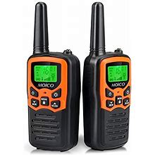 Walkie Talkies Long Range For Adults Two-Way Radios Up To 5 Miles In Open Fields 22 Channels FRS/GMRS VOX Scan LCD Display With LED Flashlight Ideal For Field Survival Biking Hiking Camping