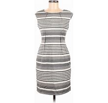 Calvin Klein Cocktail Dress: Gray Dresses - Women's Size 6