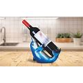 Rosecliff Heights Seana 8.25"W Dolphin Wine Rack Bottle Holder Dining Room Figurine Unique Gifts Resin In Black/Blue/Red | Wayfair