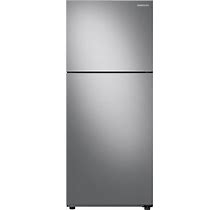 Samsung Garage Ready 15.6-Cu Ft Counter-Depth Garage Ready Top-Freezer Refrigerator (Stainless Steel) ENERGY STAR | RT16A6195SR