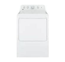 GE Appliances 7.2 Cu. Ft. Capacity Aluminized Alloy Drum Electric Dryer Model GTD42EASJWW In White