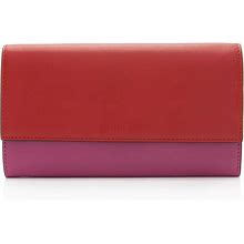 Gucci Calfskin Two-Tone Continental Wallet