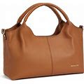 BOSTANTEN Genuine Leather Purses For Women Designer Handbags Crossbody Shoulder Bags Top Handle Satchel With Adjustable Strap