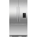 RS36A72U1N Fisher & Paykel 36" Activesmart French Door Built-In Refrigerator With Ice & Water - 72" Tall - Custom Panel