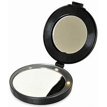 Floxite Compact & Mini Vanity Mirror - Magnifies 10X With LED Lights And Stand