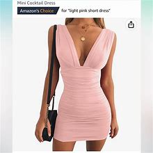 Gobles Dresses | Light Pink Mini Cocktail Dress | Color: Pink | Size: S