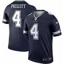 Men's Dak Prescott Nike Navy Dallas Cowboys Legend Player Jersey Size: M