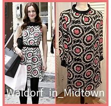 Milly Of New York Dresses | Blair Waldorf Milly Pinwheel Dress 4 Gg | Color: Black/Red | Size: 4