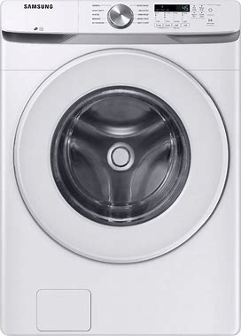 Samsung - 4.5 Cu. Ft. High Efficiency Stackable Smart Front Load Washer With Vibration Reduction Technology+ - White