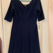 R&M Richards Dresses | R&M Richards Womens A-Line Navy Blue Dress. | Color: Blue | Size: 12