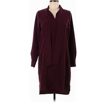 The Limited Casual Dress - Popover: Burgundy Dresses - Women's Size Small